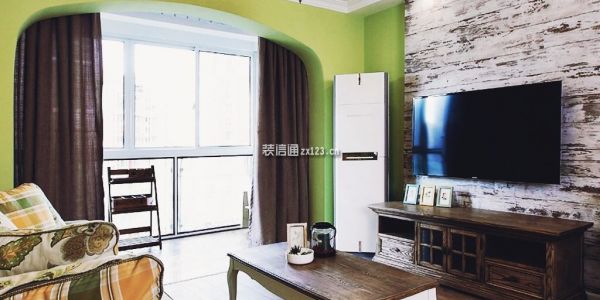 华南城西站悦城80平美式风格二居室装修案例