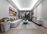 2022现代风格三室两厅客厅整体设计图片