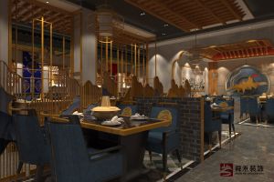 济南现代新中式餐厅装修设计公司