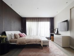 简约现代大平层卧室装饰效果图片