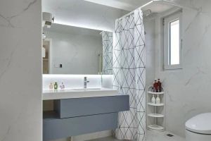 [弘佳装饰]卫生间收纳技巧 干净清爽的卫生间如何设计