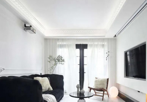 紫金华府法式风格三居室117平米装修效果图案例