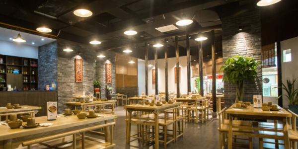 餐饮空间工业风格189㎡设计方案