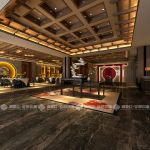 星际酒店2500㎡新中式风格装修案例