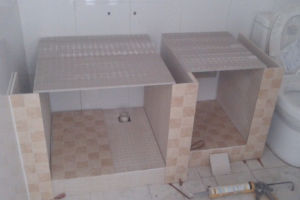 砖砌浴池制作