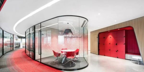 办公空间现代风格300㎡设计方案