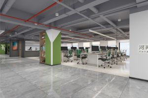[钰之品装饰]郑州办公室装修设计-充满创意和科技感的现代设计案例