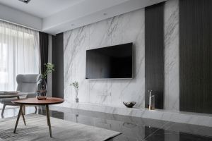 [台州金螳螂装饰公司] 客厅电视墙用哪种材料好 客厅电视墙造型设计