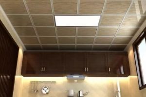 [武汉名爵装饰]厨房吊顶怎么选？铝扣板还是石膏板？