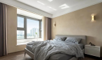 上海沙龙103平简约风格四居室装修案例