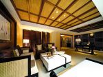 东南亚风格别墅书房沙发装修设计图片