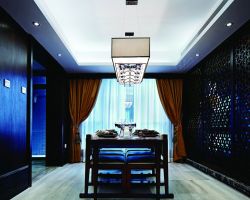 140平东南亚风格家庭餐厅装修设计图
