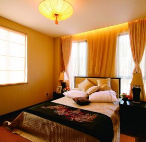 东南亚风格家庭卧室装修设计图-每日推荐