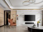 紫云台三居室现代轻奢风格装修设计案例作品