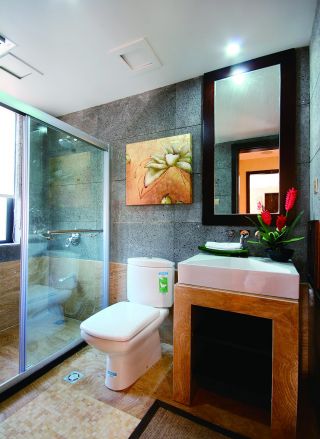 东南亚风格家居卫生间设计图片