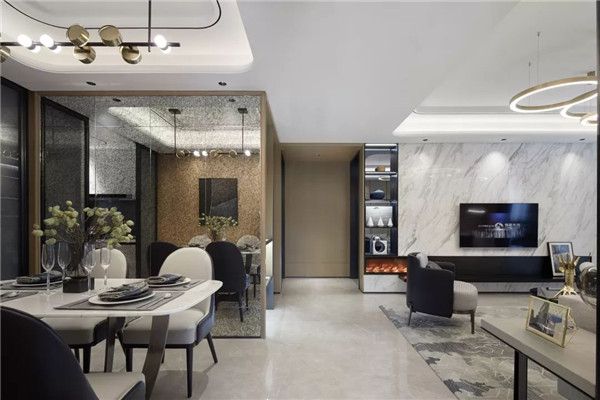 [十堰托美尔装饰]128㎡现代轻奢风,端庄又大方!