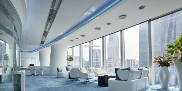 1170平米恒隆广场办公室现代风格装修案例