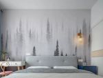 富力悦山湖北欧风三居室89平米设计效果图案例