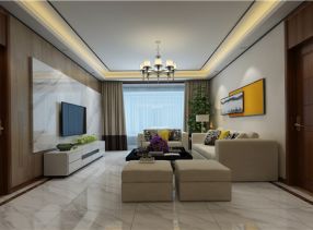 阳光汾河湾170平米四居室现代简约装修案例
