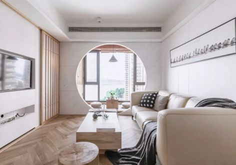 金龙·金色时代日式风格二居室107平米设计图案例