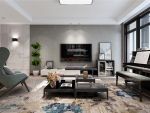 望湖城紫桂苑现代简约风格的140平时尚三居室案例