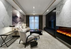 新中式风格客厅室内装修设计效果图片