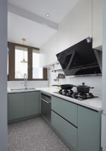 小户型家庭厨房橱柜装修设计图片