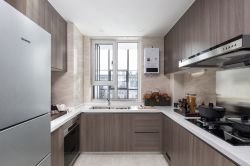 新中式风格140平米厨房橱柜家装效果图欣赏