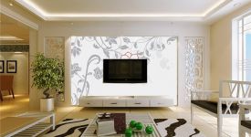 [金苹果装饰]欧式电视墙装修设计注意事项 欧式电视墙设计手法