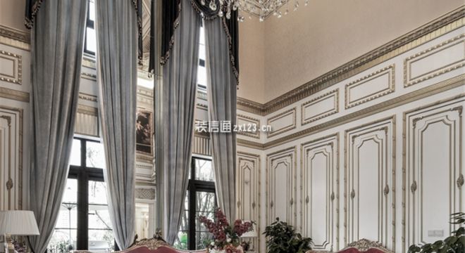 中信御园700平米别墅新古典风格装修案例
