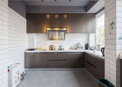 2022三室两厅厨房整体装修效果图大全