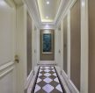 欧式风格室内走廊地砖装修设计效果图