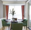 美式风格家庭餐厅桌椅装修设计效果图片