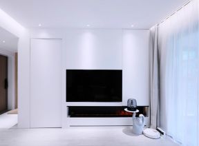 极简电视墙 极简电视墙装修效果图 极简电视背景墙
