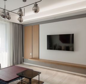 2022现代简约客厅电视背景墙装修设计-每日推荐