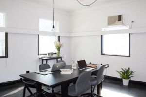 [深蓝色装饰]乌鲁木齐办公室装修，办公室装修中怎么让墙面更高级？