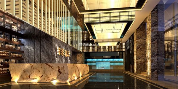 酒店8000平米现代轻奢风格装修案例