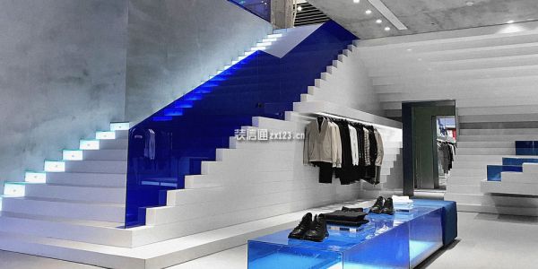 服装店现代风格300㎡设计方案