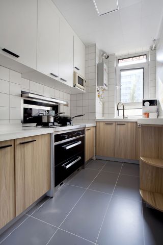 40平一室一厅小户型厨房北欧风装修图片