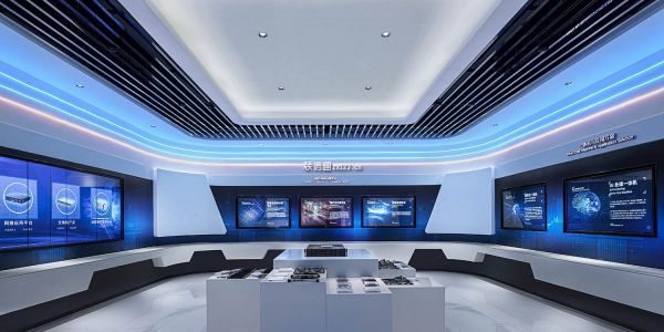 科技展厅现代风格350㎡设计方案