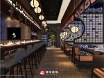 青岛经典日料餐厅装修设计效果图案例