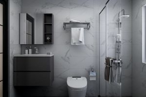 [简约空间装饰]小户型卫生间装修设计，卫生间防水改造！