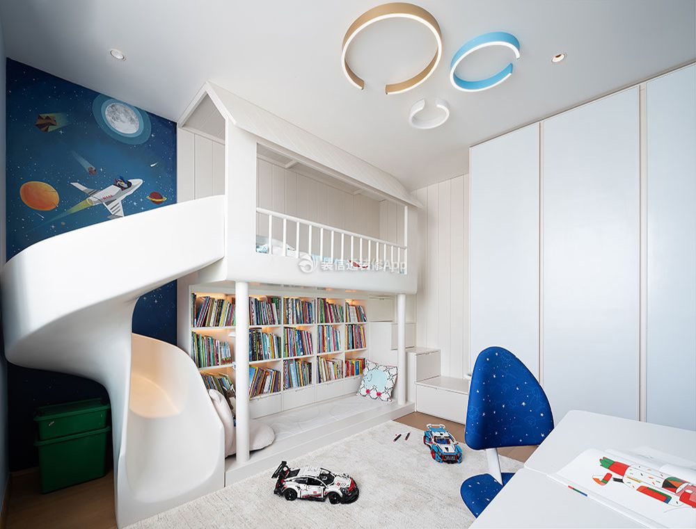 210平大户型儿童房创意装修设计图片