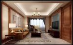 彰泰城120平美式风格四居室装修案例