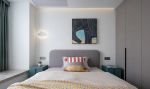 金科世界城110㎡三室 现代简约风格装修，木饰背景墙美观实用