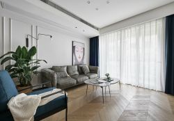 北欧风格家庭客厅装修设计效果图
