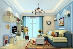 [上海耀硕装饰]客厅装修巧用立体空间，小户型设计指南