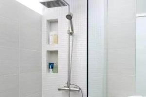 [成都海内装饰]小卫浴装修攻略，干湿分离玻璃隔断设计