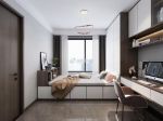 西安万达天樾150平三居室装修效果，高级的色彩搭配满分
