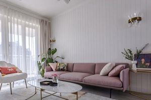 [天伦装饰]家庭布艺沙发组合颜色搭配 客厅沙发颜色搭配